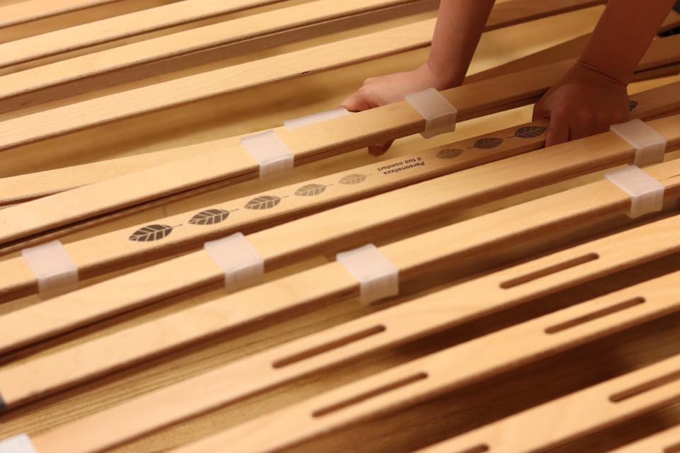 体型に合わせて調整できるベッド 体型に合わせて調整できるベッド