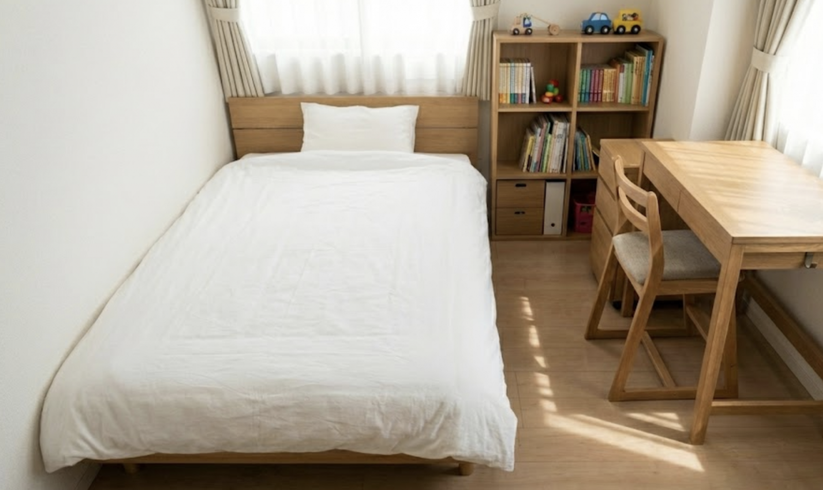 子供部屋のベッド